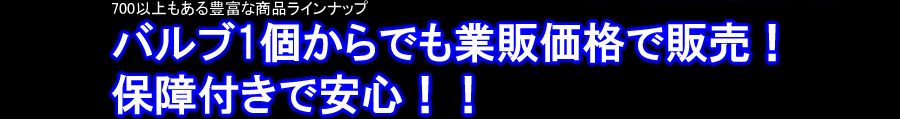 700以上あるラインナップ　商品1個からでも業販可能　保証付で安心!!